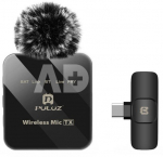 Wireless Lavalier Microphone PULUZ PU648B (USB-C)