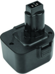 Akumuliatorius įrankiams DEWALT DE9037, DE907,1 DE9074, 12V, 3.0Ah, Ni-MH