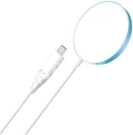 Belaidis įkroviklis CHOETECH, 15W, magnetinis, mėlynas