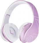 Wireless Headphones for kids PowerLocus P2 (pink-white)
