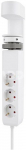 Neomounts | Desk socket with clamp and USB-C and USB-A ports - Quick charge | DS22-840WH6 | White