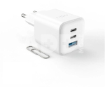 Fixed Mini 2x USB-C and USB GaN Charger 65W