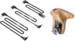 SMALLRIG 3324 ROSETTE SIDE HANDLE WOOD WITH RECORD START/STOP REMOTE TRIGGER