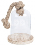 Clayre Eef 6GL2220 Glass Cloche Transparent 12x19 cm