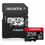Adata mSD HighEnd 256GB UHS1 U3 V30 A2 100/85MB/s+Ad