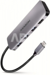AXAGON AXAGON HMC-HCR3A Hub 3x USB-A SD/microSD + HDMI