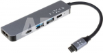 Fixed | 5-port USB-C HUB Mini for laptops and tablets | FIXHU-MN-GR | Gray