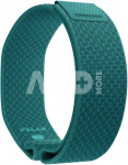 Polar wrist band Loop SoftWeave S-L, teal