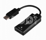 Adapter HDMI - DisplayPort Black 0.15m 4K