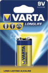10x1 Varta Longlife Extra 9V block 6 LR 61 PU inner box
