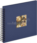 Walther Fun blue Wire-O 26x25 40 black Pages SA108L