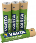 1x4 Varta RECHARGE ACCU Recycled 800 mAH AAA Micro NiMH