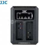 JJC Panasonic DCH BLG10 USB Dual Battery Charger (DMW BLG10/DMW BLE9, Leica BP DC15)