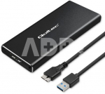 Qoltec Hard drive enclosure M.2 SATA SSD NGFF