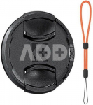 K&F Concept K&F 55MM Lens Cap printed with KF logo with anti-lost string, individually packaged in OPP bag