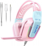 ONIKUMA X13 gaming headphones (pink)