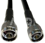 Kabelis LMR-400, 1m, N-male į N-male
