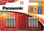 Panasonic Pro Power battery LR03PPG/16B (8+8pcs)