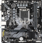 Gigabyte B760M H DDR4 1.0 M/B Processor family Intel, Processor socket LGA1700, DDR4 DIMM, Memory slots 2, Supported hard disk drive interfaces  SATA, M.2, Number of SATA connectors 4, Chipset Intel B760 Express, Micro ATX