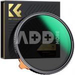 K&F Concept K&F 55MM Variable ND Filter True Color ND2-ND32 with 28 Layers of Anti-reflection Green Film Waterpr