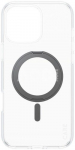 CARE by PanzerGlassFeature Case Transparent w. Black Kickstand & MagSafe iPhone 16 Pro Max | CARE
