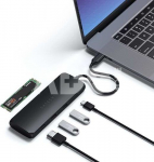 Satechi USB-C Hybrid Multiport Adapter with SSD Enclosure black