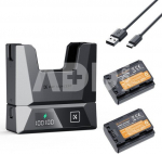 K&F Concept K&F Sony NP-FZ100 Dual Battery 2-pack + Charger