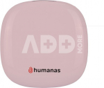 Humanas HS-PM01 Make-up Mirror with LED Lights - Pink