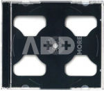 Omega CD box Jewel for 2 CD, black