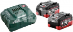 Metabo Basis-Set 2x 18V 5,5 Ah LiHD