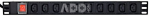 PDU 10xC13 1U 16A C19 2m