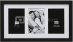 Deknudt S66KA3 Gallery 3x10x15 Wood black with Passepartout