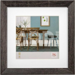 Walther Fiorito dunkelgrau 40x40 Holz inkl. Passepartout EF440D