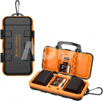 K&F Concept K&F Battery SD Card Holder for 4 SD Cards, 2 Camera Batteries, 6 TF Cards, 2 CF Cards or 2 XQDs