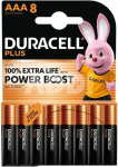 1x8 Duracell Plus Power Boost Micro MN2400 AAA LR03 1,5V
