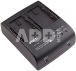 Swit S-3602D | 2x2A DV charger compatible to Panasonic VBD/VBR/CGA series