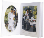 1x125 Daiber Passepartouts 13x18 white/grey line