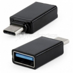 Cablexpert | Female | 9 pin USB Type A | Male | 24 pin USB-C | Black