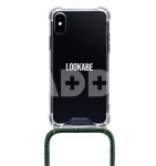 Lookabe Necklace iPhone X/Xs gold green loo013