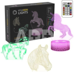 Manta SNL116RGB LED lamp Light decoration Horses RGB 3D