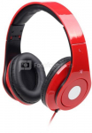 Gembird MHS-DTW-R Folding stereo headphones "Detroit", red