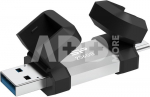 256 GB | Silver | USB Type-A and USB Type-C | Dual USB Drive | Mobile C51