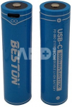 Baterija 21700 įkraunama su USB-C lizdu, 3.6V, 5000mAh, Li-Ion, 2vnt.
