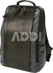 Artisan & Artist I RR4-06C I Leather Panel Backpack, Grey