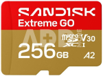 Extreme Go MicroSD UHS-I 256GB SDSQXGN-256G-GN6MN