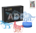 Manta SNL117RGB LED lamp Light decoration Dinosaurs RGB 3D