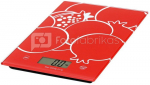 Omega kitchen scale OBSKR, red