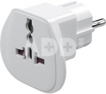 Travel adapter, (UK, US, IT, CH, to EU), 94026. Goobay