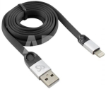 USB 2.0-8-Pin/2.4A Black/ Silver