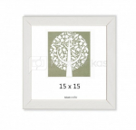 Rėmelis 15x15 med 1200897 PINO White | 11mm